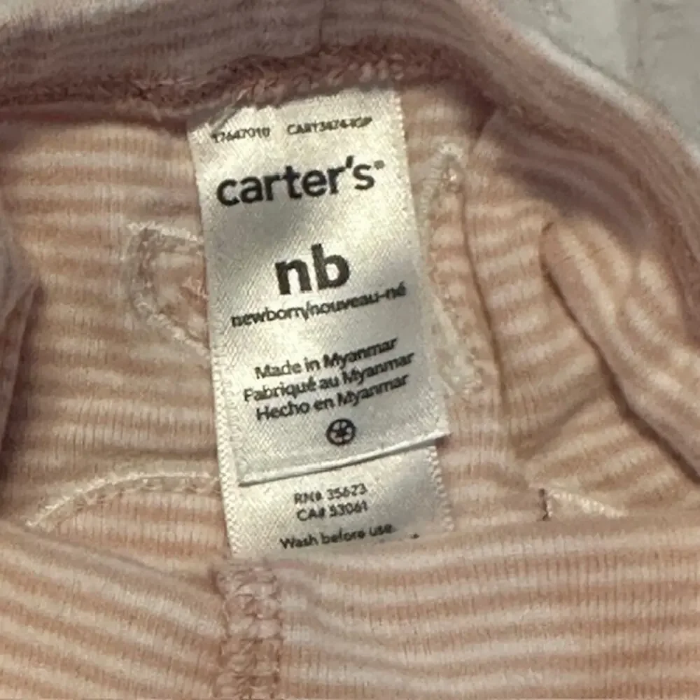 Newborn to 3M Baby Girl Gerber's Carter's Lot of 9 Clothes